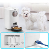YES4PETS 4.5L Visible Automatic Digital Pet Dog Cat Feeder Food Bowl Dispenser - Top-Down View