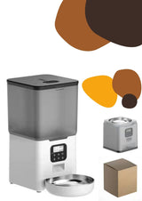 YES4PETS 5.6L Visible Automatic Digital Pet Dog Cat Feeder Food Bowl Dispenser - Front View