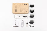 YES4PETS Pet Electric Dog Pet Clipper Kit Blade Set Cat Animal Hair Grooming Cordless White - 45-Degree Angle