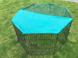 YES4PETS 6 Panel Dog Cat Exercise Playpen Puppy Enclosure Rabbit Fence With Cover - Front View