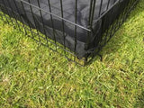 YES4PETS 30' Dog Rabbit Playpen Exercise Puppy Enclosure Fence With Canvas Floor - Front View