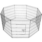 YES4PETS 30' Dog Pet Playpen Exercise Puppy Enclosure Fence with cover - Front View