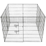 YES4PETS 36' Dog Rabbit Playpen Exercise Puppy Cat Enclosure Fence With Cover - Side View