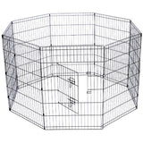 YES4PETS 36' Dog Rabbit Playpen Exercise Puppy Cat Enclosure Fence With Cover - Top-Down View