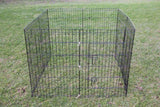YES4PETS 42' Dog Rabbit Playpen Exercise Puppy Cat Enclosure Fence - Front View