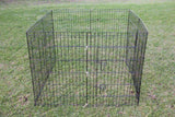 YES4PETS 120 cm 8 Panel Pet Dog Playpen Exercise Chicken Cage Puppy Crate Enclosure Cat Fence - Front View