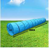YES4PETS Portable Pet Dog Agility Training Exercise Cat Tunnel Chute with Carry Bag 5M - Side View