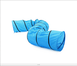 YES4PETS Portable Pet Dog Agility Training Exercise Cat Tunnel Chute with Carry Bag 5M