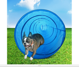 YES4PETS Portable Pet Dog Agility Training Exercise Cat Tunnel Chute with Carry Bag 5M - 45-Degree Angle