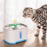 YES4PETS 2.5L Automatic Electric Pet Water Fountain Dog Cat Water Feeder Bowl Dispenser - Front View