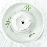 YES4PETS Ceramic Electric Pet Water Fountain Dog Cat Water Feeder Bowl Dispenser - Front View