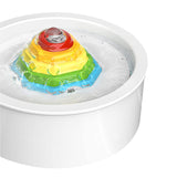 YES4PETS Ceramic Electric Pet Water Fountain Dog Cat Water Feeder Bowl Dispenser - Front View