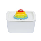 YES4PETS Ceramic Electric Pet Water Fountain Dog Cat Water Feeder Bowl Dispenser - Extra Image