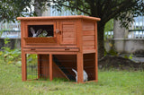 YES4PETS Double Storey Rabbit Hutch Guinea Pig Cage , Ferret cage W Pull Out Tray - Extra Image
