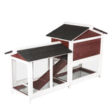 YES4PETS Double Storey Large Rabbit Hutch Guinea Pig Cat Cage , Ferret Cage With Pull Out Tray - Extra Image