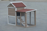 YES4PETS Rabbit Hutch Small  Ferret Guinea Pig Cage Hen Chook Cat Kitten House - 45-Degree Angle