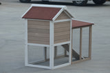 YES4PETS Rabbit Hutch Small  Ferret Guinea Pig Cage Hen Chook Cat Kitten House - Close-Up Angle