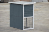 YES4PETS L Double Storey Rabbit Hutch Guinea Pig Cage , Ferret cage W Pull Out Tray - 45-Degree Angle