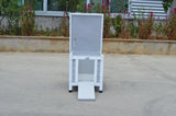 YES4PETS Grey Small Chicken Coop Rabbit Hutch Ferret Cage Guinea Pig Dog Cat Nesting Box - Top-Down View