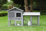 YES4PETS 148cm Rabbit Hutch Quail Run Wooden Cage Guinea Pig Cage House - Front View