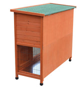 YES4PETS 120cm XL Double Storey Rabbit Hutch Guinea Pig Cage , Ferret cage Cat W Pull Out Tray - Side View