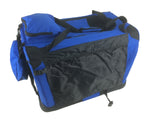 YES4PETS XL Foldable Pet Dog Puppy Cat  Soft Crate With Curtain-Blue - Front View