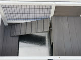 YES4PETS Rabbit Hutch Cat House Cage Guinea Pig Ferret Cage - Top-Down View