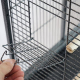 YES4PETS Large Bird Budgie Cage Parrot Aviary Carrier With Stand & Wheel - Front View