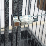 YES4PETS Large Bird Budgie Cage Parrot Aviary Carrier With Stand & Wheel - Top-Down View