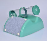 Cat Play Box Kit Pet Toy Kitten Toys Interactive Ball Peek Hunting Toy-Green - Side View