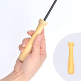 YES4PETS  2 X Pet Cat Toys Retractable Feathers Teaser Cat Stick Interactive Play - Side View