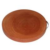 YES4HOMES 3 Natural Hardwood Hygienic Kitchen Cutting Wooden Chopping Board Round - Top-Down View