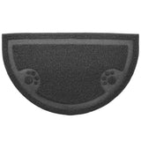 YES4PETS 2 x Pet Food Bowl Placemat Waterproof Leakproof Rubber Feeder Mat Non Slip Floor - Front View