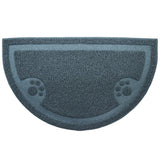 YES4PETS 2 x Pet Food Bowl Placemat Waterproof Leakproof Rubber Feeder Mat Non Slip Floor - Side View