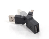 Ethernet Cable Coupler with 180-Degree USB Rotating Connector