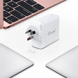 Oxhorn 100W GaN Fast Charger with Type C Port - Side View