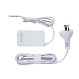 65W GaN Fast Charger - Compact Type C Power Adapter in White - Front View