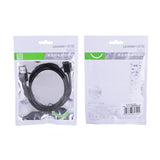UGREEN USB2.0 A male to A male cable 2M Black (10311) - Side View