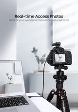 UGREEN 1M Mini-USB to USB-A High-Speed Data Transfer Cable - Close-Up Angle