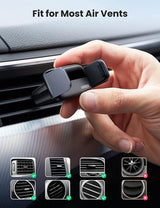 UGREEN 10422 Vehicle Air Vent Phone Holder - Close-Up Angle