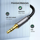 UGREEN 10592 3.5mm Headphone Extension Cable 1m - Side View