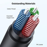 UGREEN 10592 3.5mm Headphone Extension Cable 1m - Top-Down View