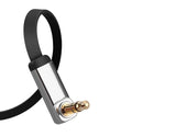 UGREEN 10729 3.5mm Male to 3.5mm Right Angle 3.5mm Aux Cable 5m (Black) - 45-Degree Angle