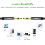 UGREEN 3.5mm Male to 3.5mm Male Audio Cable 1M (10733) - Top-Down View