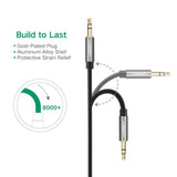 UGREEN 3.5mm male to 3.5mm male cable 5M (10737) - Front View