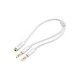 UGREEN 3.5mm Female to 2 Male Headset Splitter (10790) - Front View