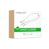 UGREEN 3.5mm Female to 2 Male Headset Splitter (10790) - Side View