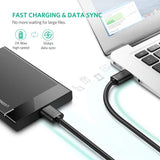 UGREEN USB 3.0 A Male to Micro USB 3.0 Male Cable - Black 2M (10843) - Front View