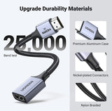 UGREEN 15518 Ultra High-Speed 8K HDMI Extension Cable - 15CM - Side View