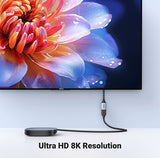 UGREEN 15518 Ultra High-Speed 8K HDMI Extension Cable - 15CM - Rear View
